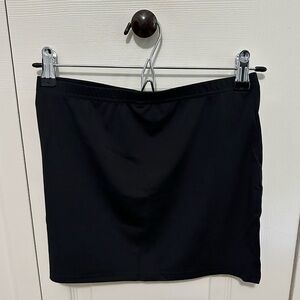 Black Spandex Mini Skirt Size‎ Small New!